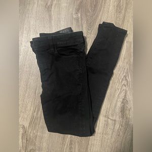 American Eagle black jeggings Size 4 regular